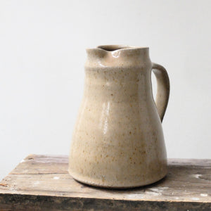 Nicola Tassie Stoneware Jug with Ash / Tin Glaze