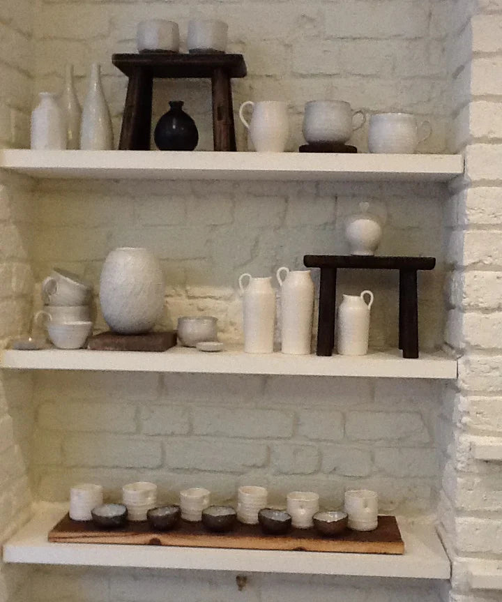 A snap shot of the ceramics display at Maud and Mabel