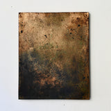Masaaki Iwasa 'Brass Glazed Ceramic Plaque I'
