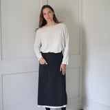 Album di Famiglia Double Wrap Skirt In Slate #32_28