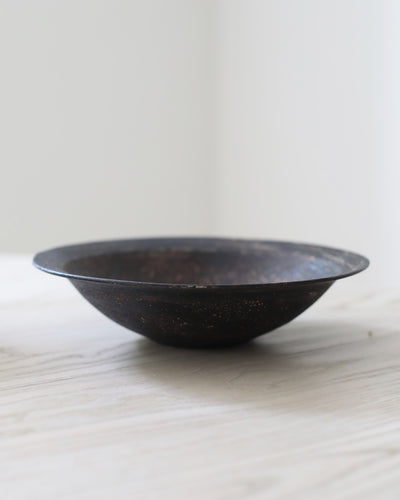 Tetsuya Ozawa Large Black Rim Bowl 32