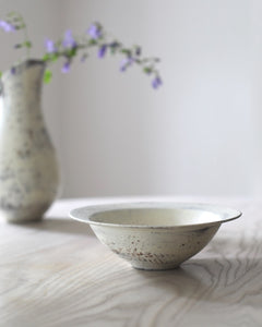 Tetsuya Ozawa Medium White Rim Bowl 33