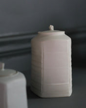 Carina Ciscato large porcelain constructed lidded jar