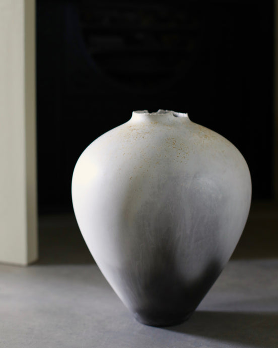 Steve Smith Smoke Fired Porcelain Vessel (B8)