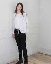 Album Di Famiglia Slim Trousers GS in Black