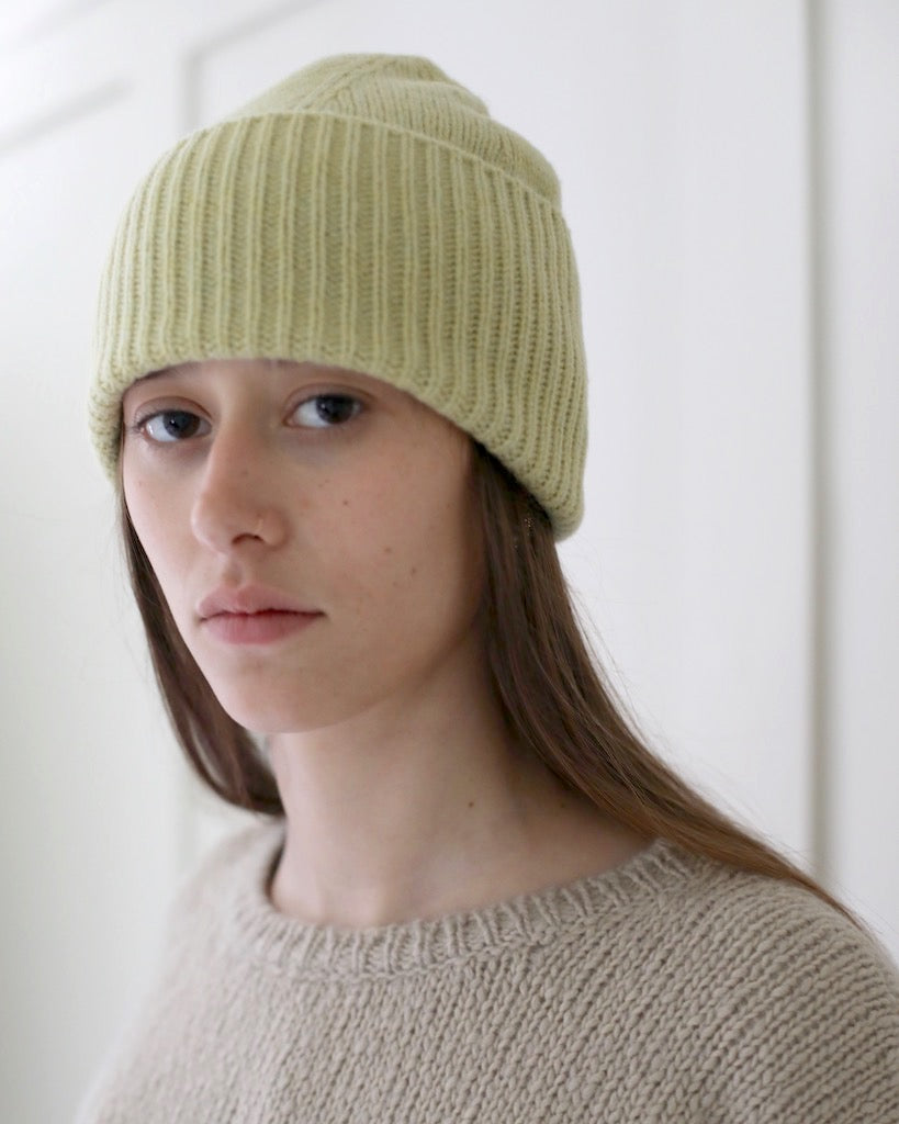 mature ha. Knit Cap in Yellow | London Ceramics | Maud and Mabel