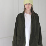 mature ha. Knit Cap in Yellow