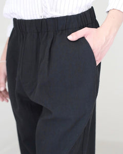 EvamEva Wide Trousers in Sumi