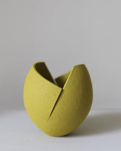 Ashraf Hanna Chartreuse Cut & Altered Pinch Pot I