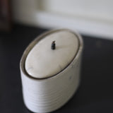 Kate Schuricht Ellipse, Large Oval Raku Container
