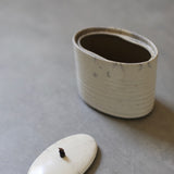 Kate Schuricht Ellipse, Large Oval Raku Container