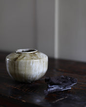 Chloé Rosetta Bell Lobster Shell Wild Clay Plate with Brass and Fossilised Wood Lidded Pot