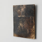 Masaaki Iwasa 'Brass Glazed Ceramic Plaque III'