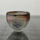 Aki Sakaida 'Smokey Tea bowl with Blue detail 6'