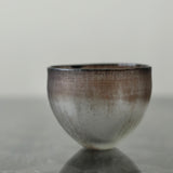 Aki Sakaida 'Smokey Tea bowl with Blue detail 6'