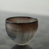 Aki Sakaida 'Smokey Tea bowl with Blue detail 6'