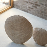 Malcolm Martin and Gaynor Dowling 'Ripple Disc in Limed and Scorched Oak'