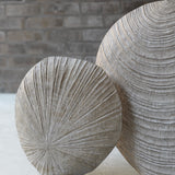 Malcolm Martin and Gaynor Dowling 'Fan Piece in Limed and Scorched Oak'