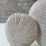Malcolm Martin and Gaynor Dowling 'Fan Piece in Limed and Scorched Oak'