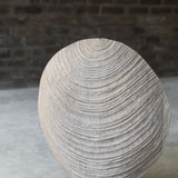 Malcolm Martin and Gaynor Dowling 'Ripple Disc in Limed and Scorched Oak'