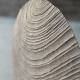 Malcolm Martin and Gaynor Dowling 'Ripple Disc in Limed and Scorched Oak'