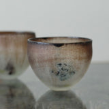 Aki Sakaida 'Smokey Tea bowl with Blue detail 6'