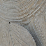 Malcolm Martin and Gaynor Dowling 'Crosshatch Flask in Limed and Scorched Oak'