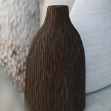 Chloe Charrington 'Brown Fluted Sculptural Vessel 22'
