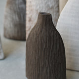 Chloe Charrington 'Brown Fluted Sculptural Vessel 22'
