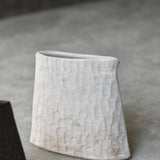 Chloe Charrington 'Fluted Cream Sculptural Vessel 33'