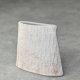Chloe Charrington 'Fluted Cream Sculptural Vessel 33'