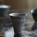 Saeam Kwon 'Tall Drinking Vessel in Petrol Blue'