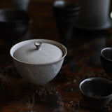 Saeam Kwon 'Set of Drinking Vessels in Metallic Black'