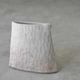 Chloe Charrington 'Fluted Cream Sculptural Vessel 33'