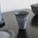 Saeam Kwon 'Tall Drinking Vessel in Petrol Blue'