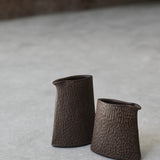 Chloe Charrington 'Brown Fluted Sculptural Vessel 23'