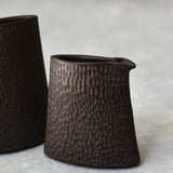 Chloe Charrington 'Brown Fluted Sculptural Vessel 23'