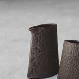 Chloe Charrington 'Brown Fluted Sculptural Vessel 21'