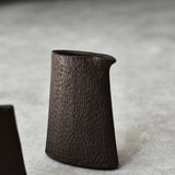 Chloe Charrington 'Brown Fluted Sculptural Vessel 21'