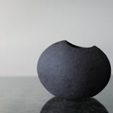 Takada Kae 'Small Black Soil Flower Vase 44'