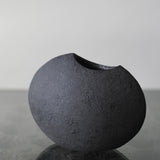 Takada Kae 'Small Black Soil Flower Vase 44'