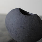 Takada Kae 'Small Black Soil Flower Vase 44'