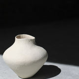Enriqueta Cepeda 'White Low-wide Vessel 18'