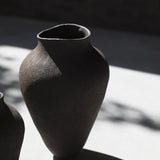 Enriqueta Cepeda 'Black Sculptural Vessel 3'