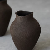 Enriqueta Cepeda 'Black Sculptural Vessel 1' 