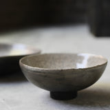 Jennifer Morris 'Small Raku Bowl on Raised Foot'