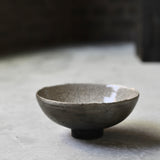 Jennifer Morris 'Small Raku Bowl on Raised Foot'