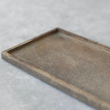 Keiichiro Hayamizu 'Volcanic Ash Rectangular Rimmed Tray'