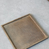 Keiichiro Hayamizu 'Volcanic Ash Square Rimmed Tray'