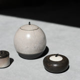Kate Schuricht 'Ebonised Oak Pebble Pot II'